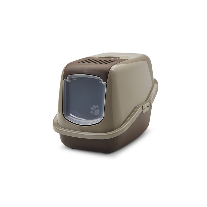 SAVIC Nestor Grey-Brown - Covered Cat Litter Box - 56x39x38.5 cm - 1 pc