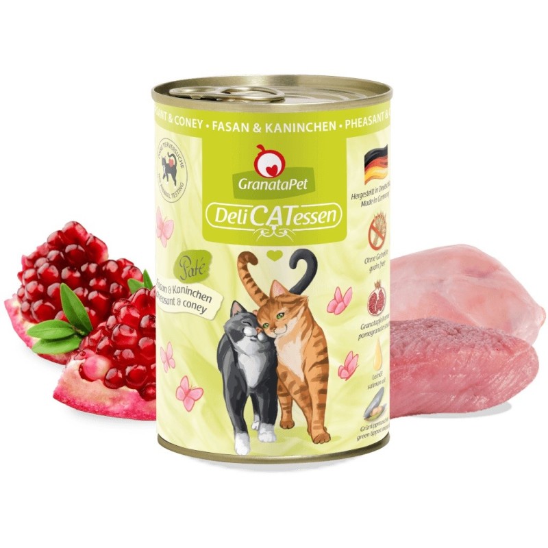 GRANATAPET DeliCATessen Pheasant and coney - wet cat food - 400g GRANATAPET DeliCATessen Pheasant and coney - wet cat food - 400g