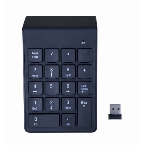 Gembird KPD-W-02 numeric keypad Notebook/PC Bluetooth Black Gembird KPD-W-02 numeric keypad Notebook/PC Bluetooth Black
