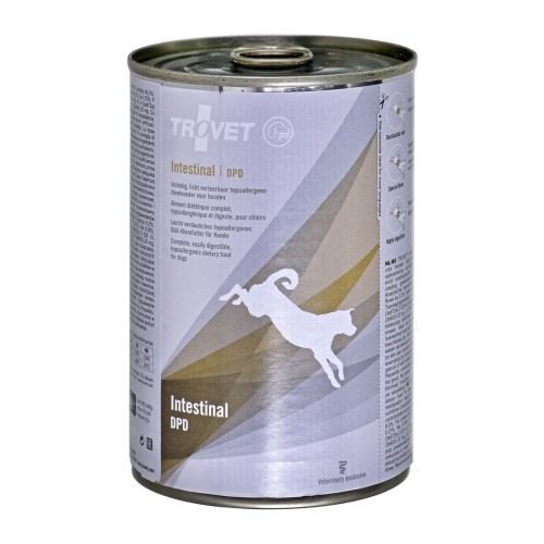 TROVET Intestinal DPD with duck - Wet dog food - 400 g TROVET Intestinal DPD with duck - Wet dog food - 400 g
