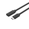 UNITEK C14086BK-1.5M USB cable USB 3.2 Gen 2 (3.1 Gen 2) USB C Black