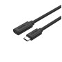 UNITEK C14086BK-1.5M USB cable USB 3.2 Gen 2 (3.1 Gen 2) USB C Black