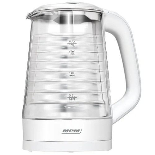 MPM MCZ-124 electric kettle 1.7 L 2200 W White