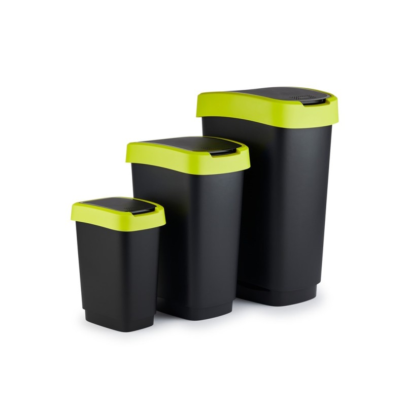 ROTHO Twist Lime - trash bin – 10l ROTHO Twist Lime - trash bin – 10l