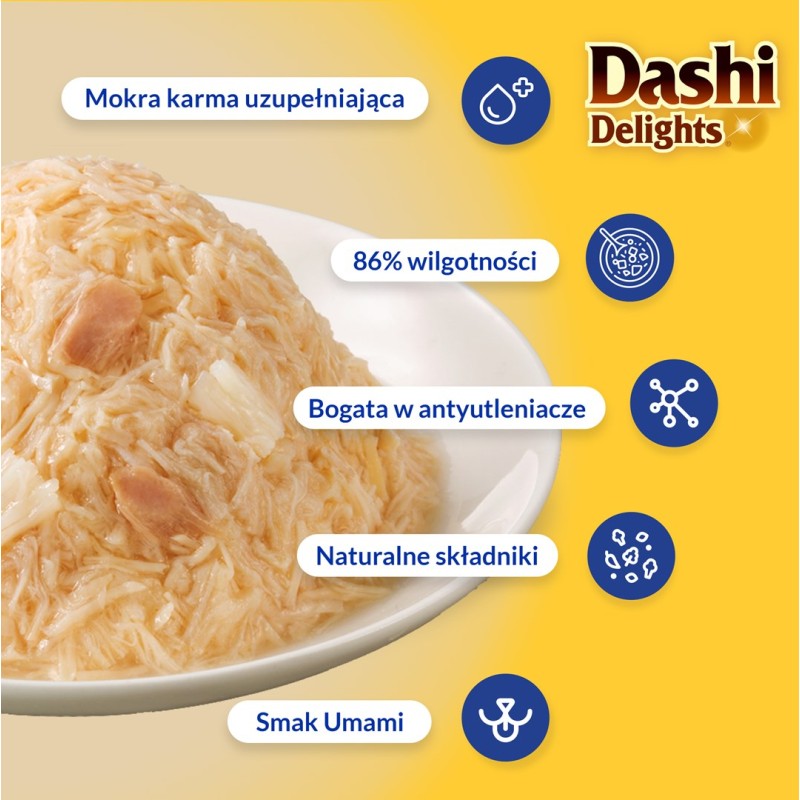 INABA CAT Dashi Delights Delicate Flakes Chicken with Tuna & Salmon - cat treat - 40g INABA CAT Dashi Delights Delicate Flakes Chicken with Tuna & Salmon - cat treat - 40g