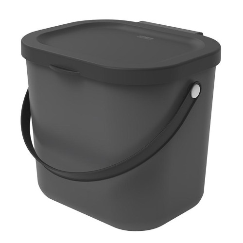 ROTHO Albula Anthracite - waste sorting container - 6l ROTHO Albula Anthracite - waste sorting container - 6l