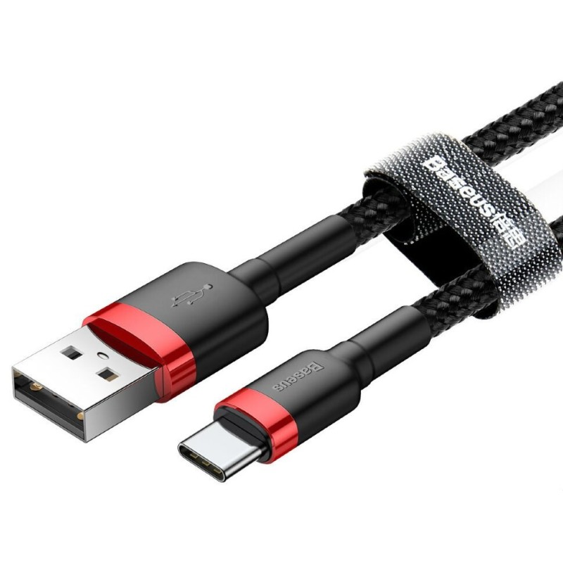 Baseus Cafule USB cable 2 m USB A USB C Black, Red Baseus Cafule USB cable 2 m USB A USB C Black, Red