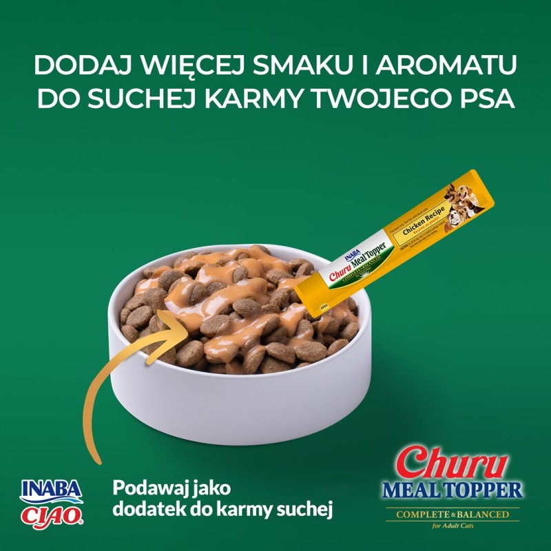 INABA Churu Meal Topper Chicken - dog treat - 4 x 14g INABA Churu Meal Topper Chicken - dog treat - 4 x 14g