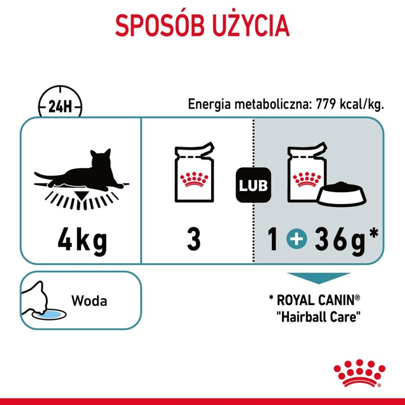 ROYAL CANIN Hairball Care Wet cat food Chunks in sauce 12x85 g ROYAL CANIN Hairball Care Wet cat food Chunks in sauce 12x85 g