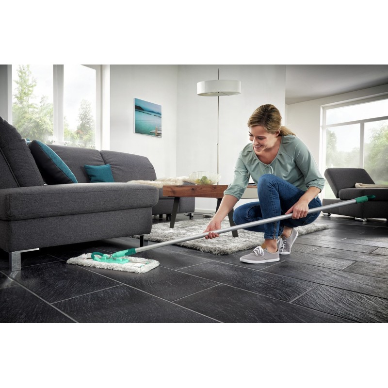Leifheit Profi XL cotton plus mop Cotton/Fiber Grey, Turquoise, White Leifheit Profi XL cotton plus mop Cotton/Fiber Grey, Turquoise, White