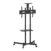 Manhattan TV & Monitor Mount, Trolley Stand, 1 screen, Screen Sizes: 37-65 Manhattan TV & Monitor Mount, Trolley Stand, 1 screen, Screen Sizes: 37-65