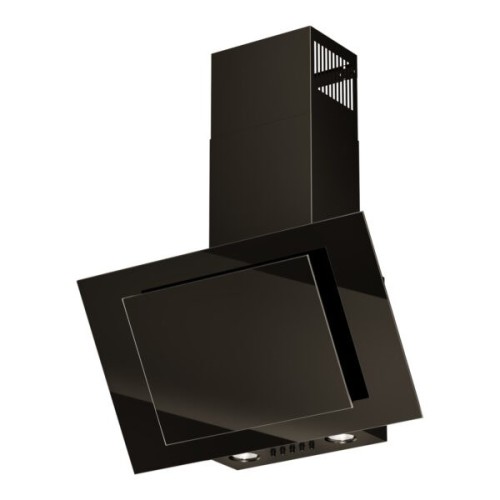 Vertical Eco Duo Glass Wall-mounted chimney hood Black Vertical Eco Duo Glass Wall-mounted chimney hood Black