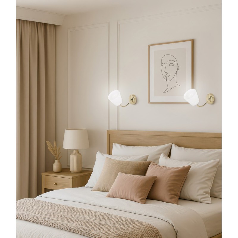Activejet Wall lamp AJE-EMILY 1P GOLD E27 1x40W Activejet Wall lamp AJE-EMILY 1P GOLD E27 1x40W