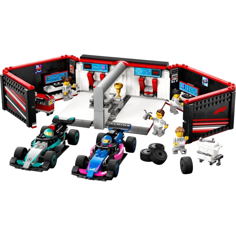 LEGO CITY 60444 F1 Garage & Mercedes-AMG & Alpine Cars LEGO CITY 60444 F1 Garage & Mercedes-AMG & Alpine Cars
