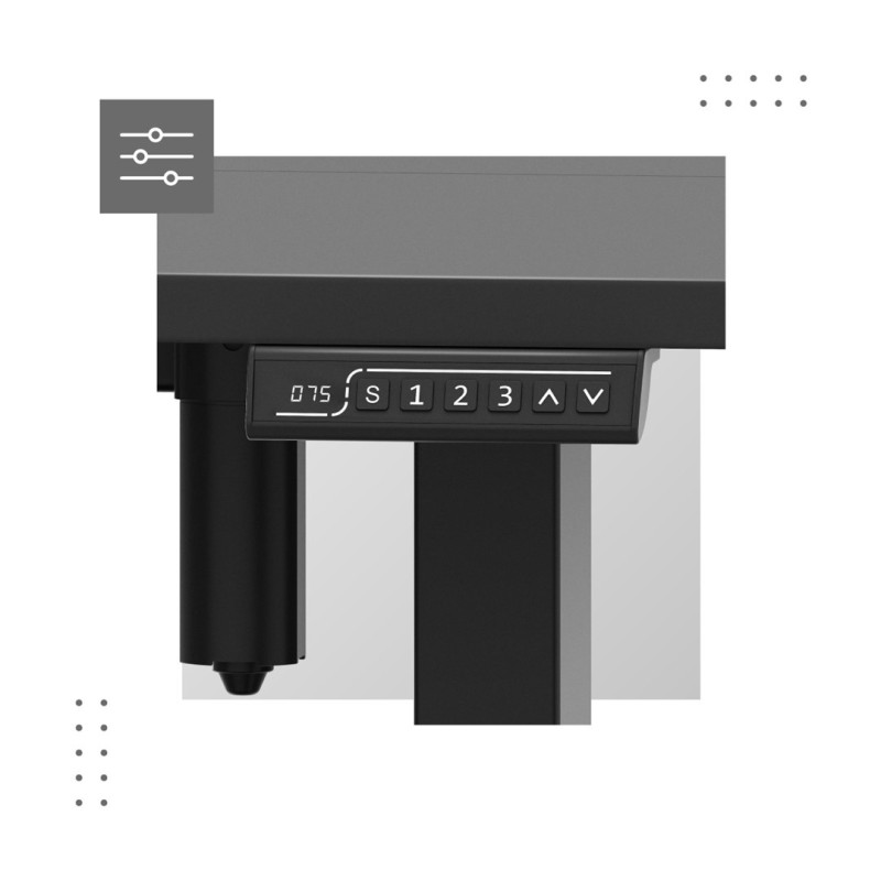 Electric desk MA-Leader 7.6 Black Electric desk MA-Leader 7.6 Black