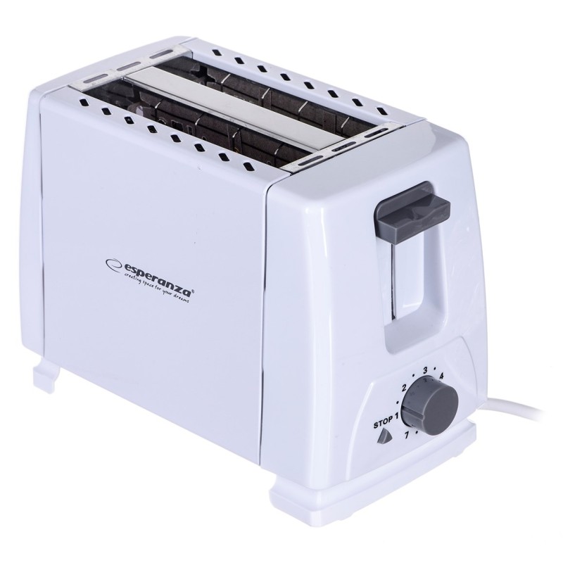 Esperanza EKT001 Caprese 2 slice(s) 600 W White Esperanza EKT001 Caprese 2 slice(s) 600 W White