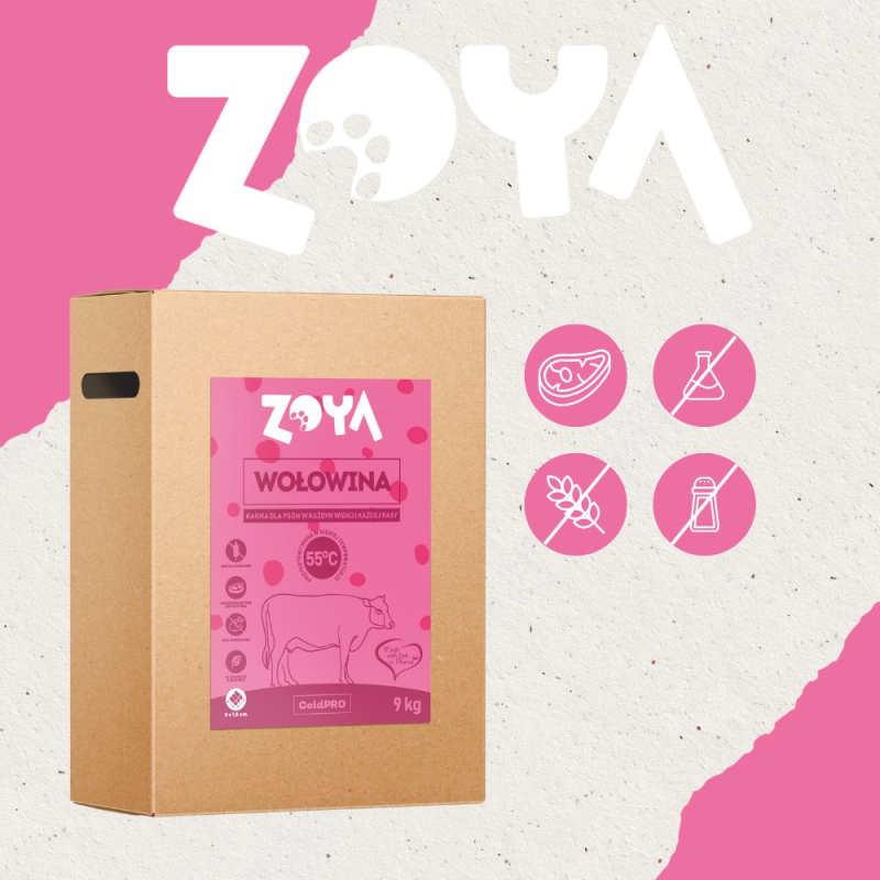 ZOYA ColdPRO Beef - dry dog food - 9kg