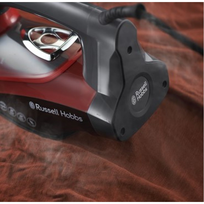 Russell Hobbs 25090-56 iron Dry & Steam iron Ceramic soleplate 2600 W Black, Grey, Red Russell Hobbs 25090-56 iron Dry & Steam iron Ceramic soleplate 2600 W Black, Grey, Red