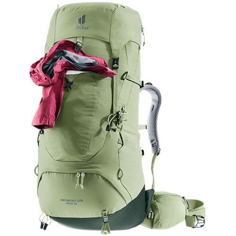 Deuter Aircontact Lite 45+10 SL Women's hiking backpack Black Deuter Aircontact Lite 45+10 SL Women's hiking backpack Black