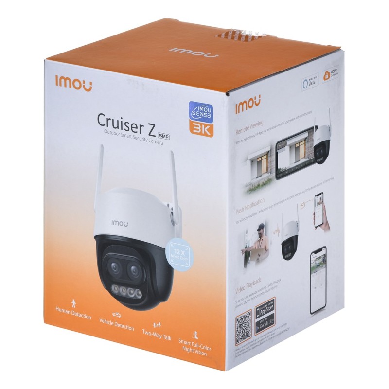 Imou Cruiser Z Turret IP security camera Indoor & outdoor Ceiling/wall Imou Cruiser Z Turret IP security camera Indoor & outdoor Ceiling/wall