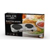 Adler AD 6504 stove Freestanding Electric Black, White