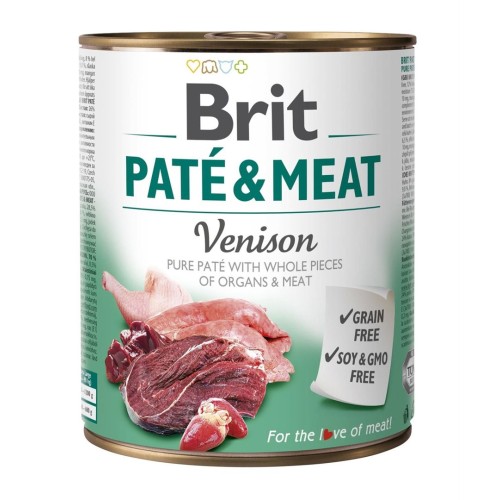 BRIT Paté & Meat with venison - 800g BRIT Paté & Meat with venison - 800g