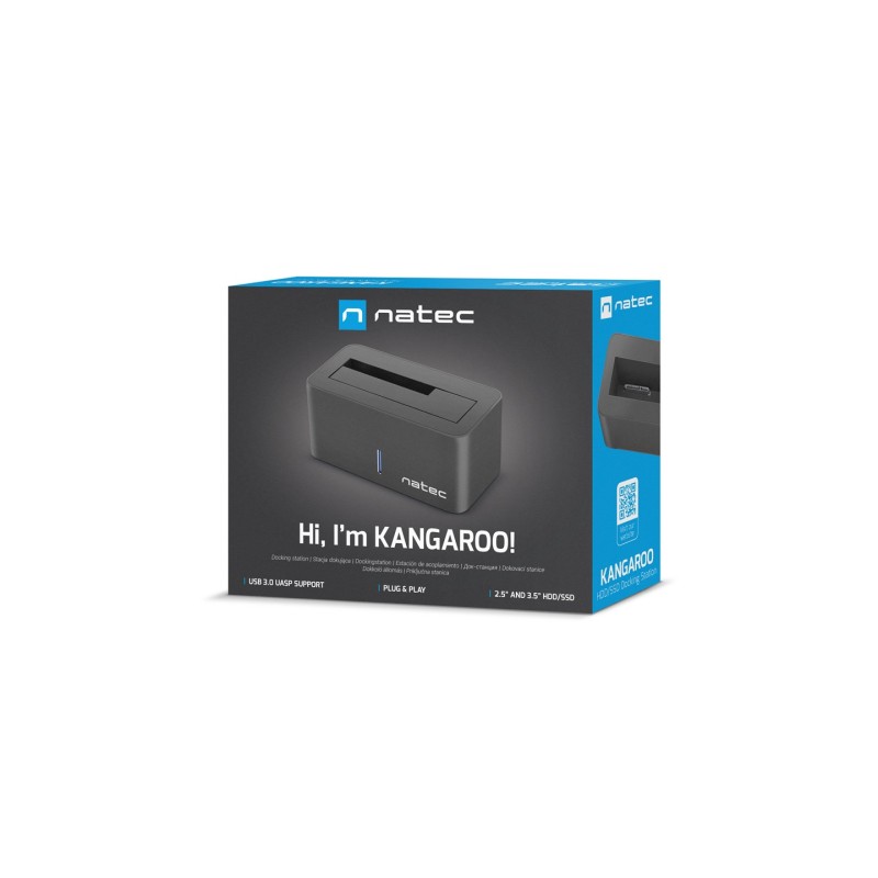 NATEC Kangaroo USB 3.2 Gen 1 (3.1 Gen 1) Type-A Black NATEC Kangaroo USB 3.2 Gen 1 (3.1 Gen 1) Type-A Black