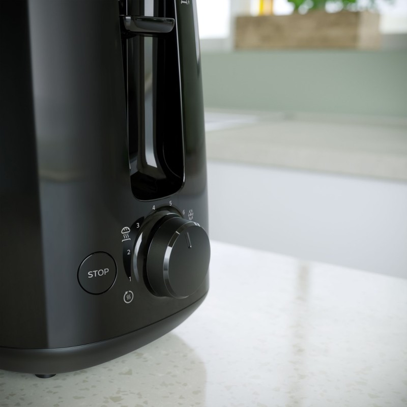 Philips Daily Collection HD2583/90 Toaster 600 W Black Philips Daily Collection HD2583/90 Toaster 600 W Black