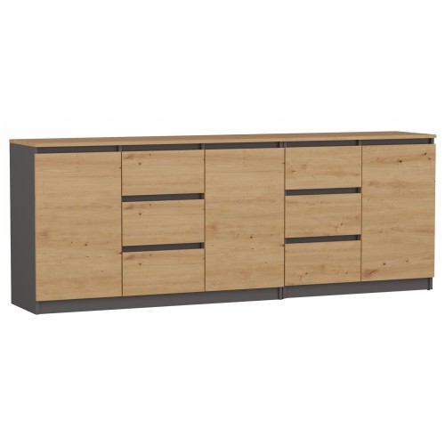 Topeshop COSTA ANT/ART BA KPL chest of drawers