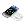 BELKIN MAGNETIC CHARIGING PAD 2IN1 QI2 15W WHITE BELKIN MAGNETIC CHARIGING PAD 2IN1 QI2 15W WHITE
