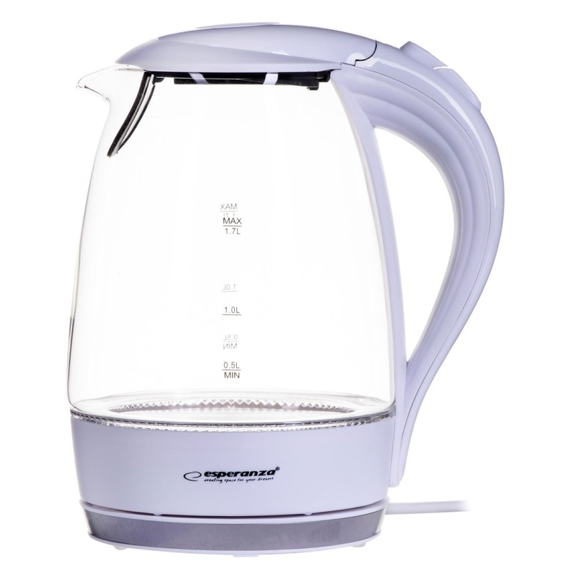 Esperanza EKK011W Electric kettle 1.7 L White, Multicolor 2200 W Esperanza EKK011W Electric kettle 1.7 L White, Multicolor 2200 W