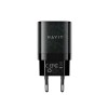Havit UC303 EU - GaN 30 W dual-port travel charger, black Havit UC303 EU - GaN 30 W dual-port travel charger, black