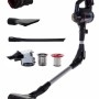 Bosch BBS712A stick vacuum/electric broom Bagless 0.3 L Black, Stainless steel