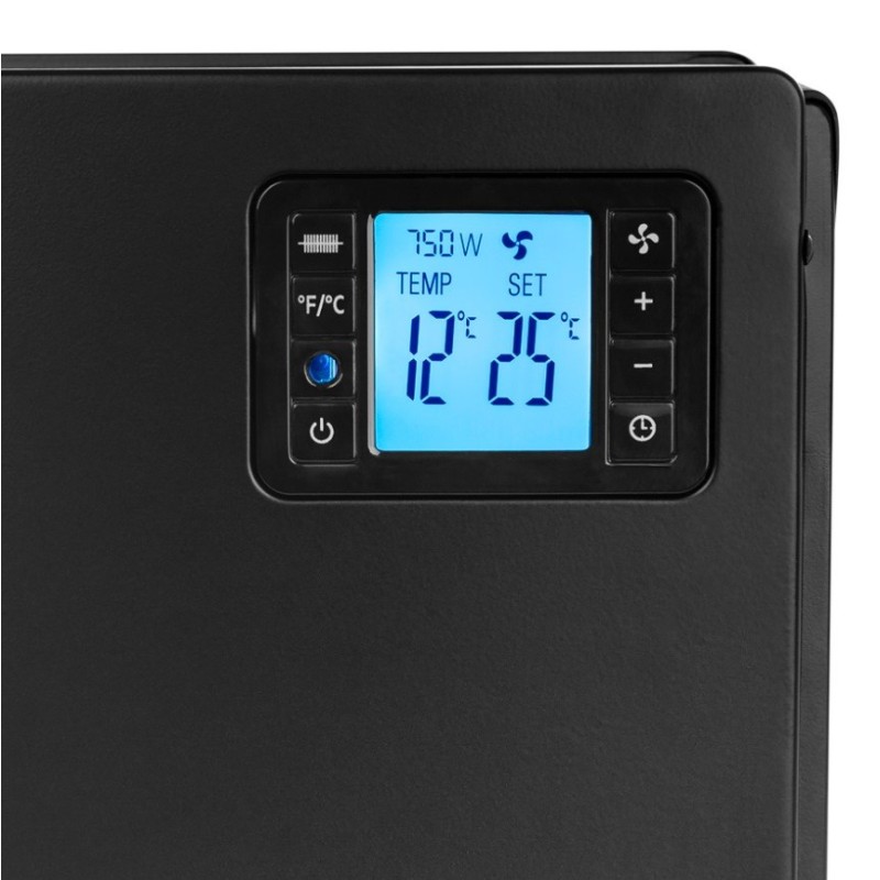 CONVECTOR HEATER NOVEEN CH7100 LCD SMART BLACK CONVECTOR HEATER NOVEEN CH7100 LCD SMART BLACK