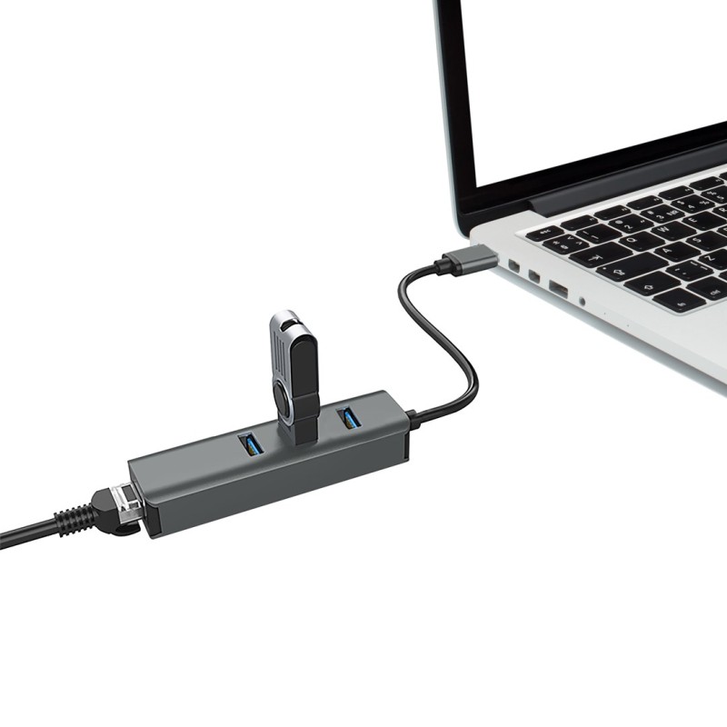 VAKOSS HUB USB 3.0 +RJ45 ETHERNET TC-4502X VAKOSS HUB USB 3.0 +RJ45 ETHERNET TC-4502X