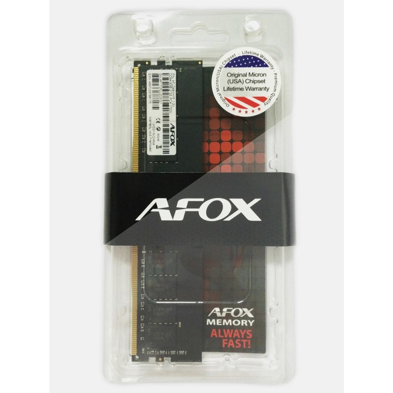 AFOX DDR4 16G 2666MHZ MICRON CHIP memory module AFOX DDR4 16G 2666MHZ MICRON CHIP memory module