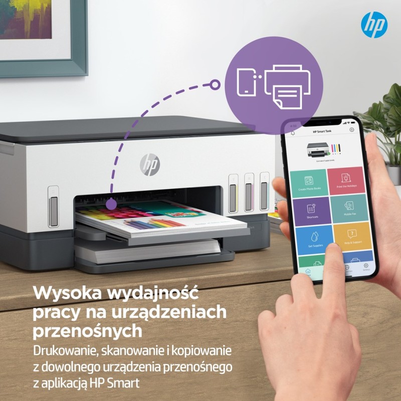 HP Smart Tank 670 All-in-One Thermal inkjet A4 4800 x 1200 DPI 12 ppm Wi-Fi HP Smart Tank 670 All-in-One Thermal inkjet A4 4800 x 1200 DPI 12 ppm Wi-Fi