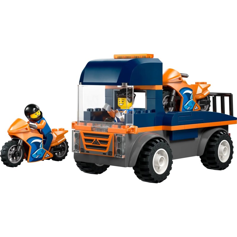 LEGO CITY 60491 Motorcycle Transporter