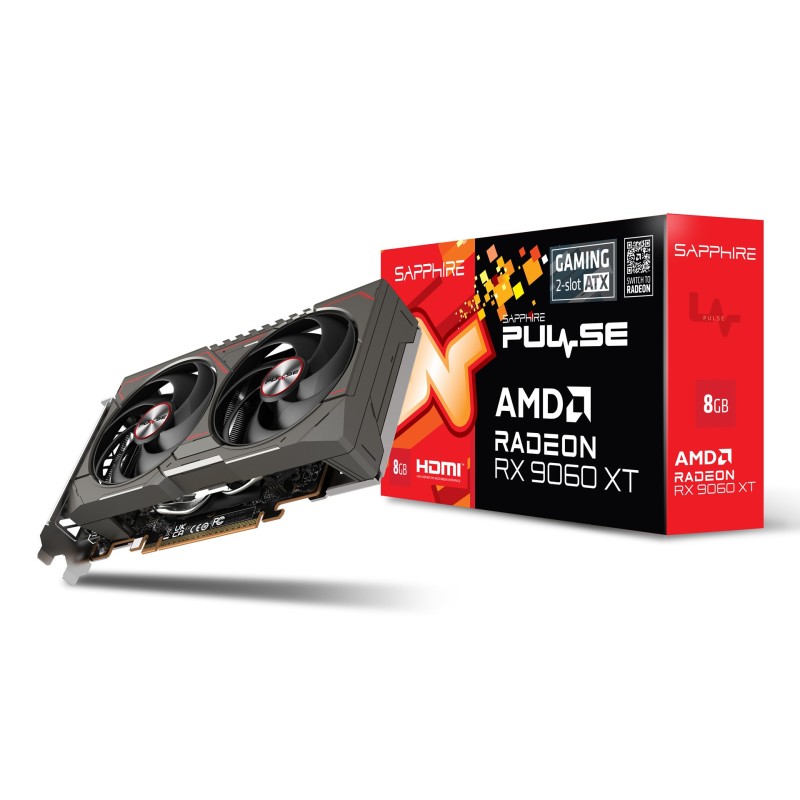 Sapphire PULSE Radeon RX 9060 XT AMD 8 GB GDDR6 Sapphire PULSE Radeon RX 9060 XT AMD 8 GB GDDR6