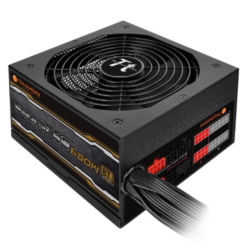 Thermaltake Smart SE power supply unit 630 W 20+4 pin ATX ATX Black Thermaltake Smart SE power supply unit 630 W 20+4 pin ATX ATX Black