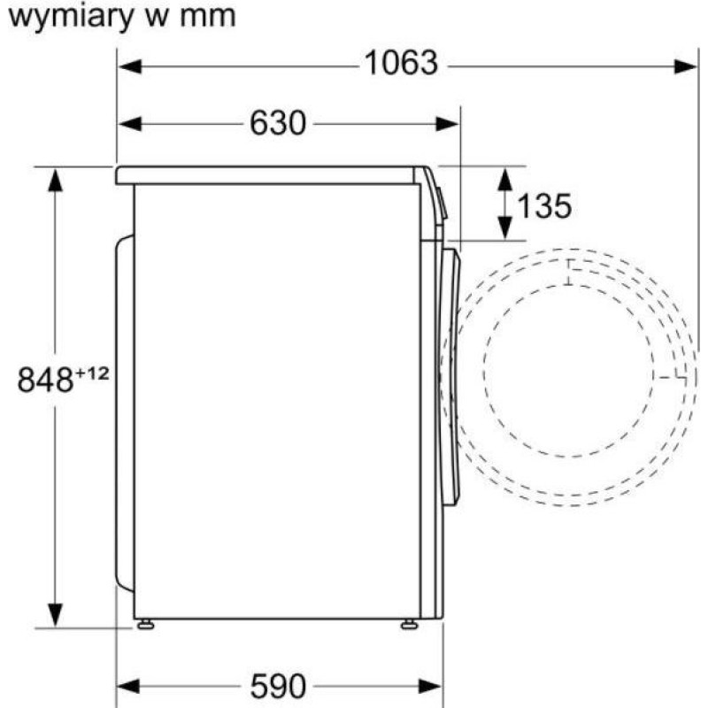 Washer-dryer BOSCH WNA13401PL Washer-dryer BOSCH WNA13401PL