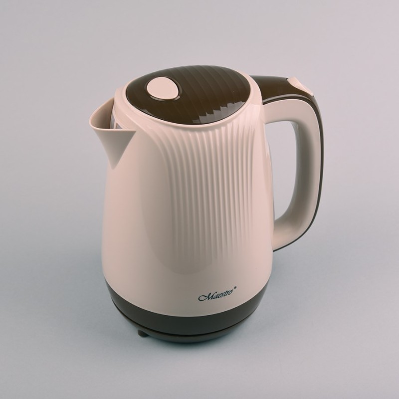 Feel-Maestro MR042 beige electric kettle 1.7 L Beige, Brown 2200 W Feel-Maestro MR042 beige electric kettle 1.7 L Beige, Brown 2200 W