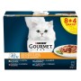 PURINA  Gourmet Perle Duck, turkey, lamb, tuna - wet cat food - 12x85 g