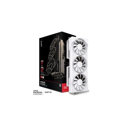 Graphics card. XFX Swift RX 9070 White 3-FAN GAM E 16G
