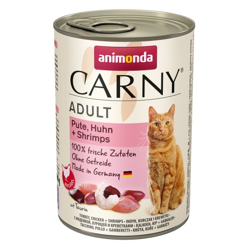 ANIMONDA Carny Adult Turkey, chicken and shrimp - wet cat food - 400g ANIMONDA Carny Adult Turkey, chicken and shrimp - wet cat food - 400g