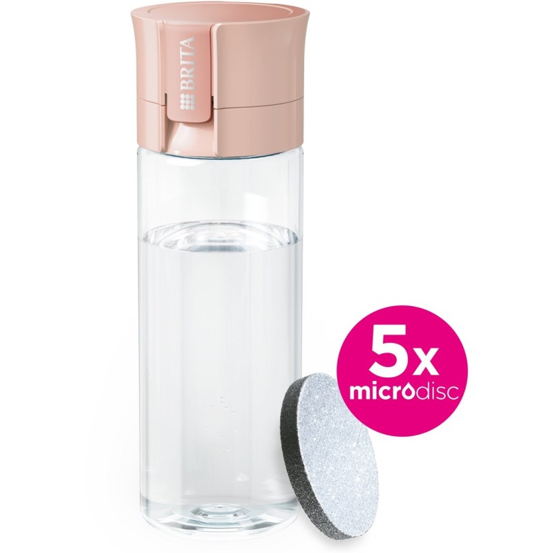 Brita Vital Filtering bottle 0.6 l Pastel peach Brita Vital Filtering bottle 0.6 l Pastel peach