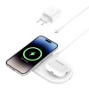 BELKIN MAGNETIC CHARIGING PAD 2IN1 QI2 15W WHITE BELKIN MAGNETIC CHARIGING PAD 2IN1 QI2 15W WHITE