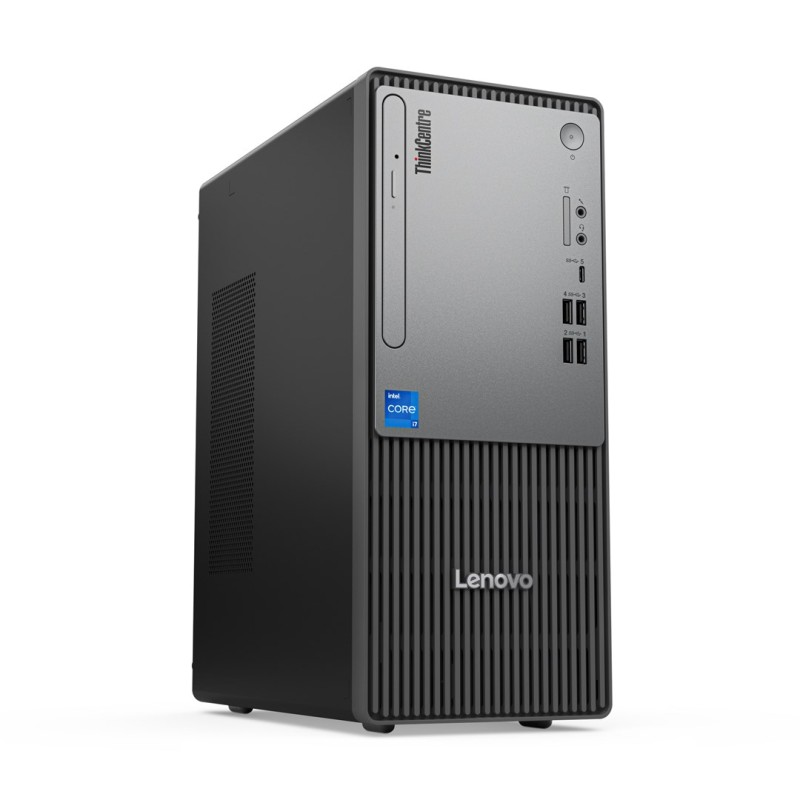 Lenovo ThinkCentre neo 50t Gen 5 Intel® Core™ i7 i7-14700 16 GB DDR5-SDRAM 512 GB SSD Windows 11 Pro Tower PC Black, Grey