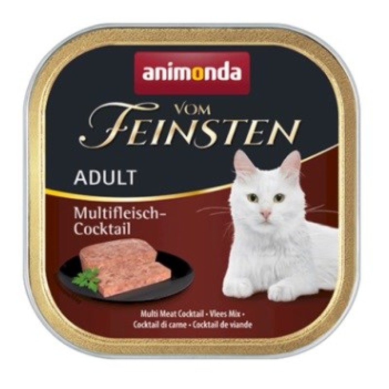 ANIMONDA Vom Feinsten Adult Meat mix - wet cat food - 100g