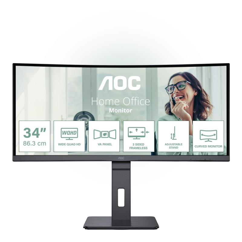 AOC CU34P3CV computer monitor 86.4 cm (34 AOC CU34P3CV computer monitor 86.4 cm (34